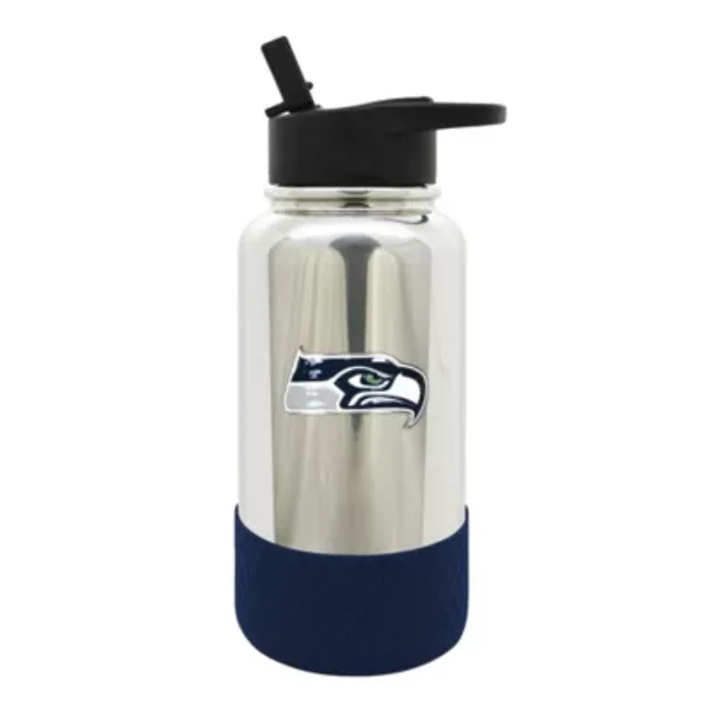 NFL Seattle Seahawks 32oz Chrome Water Bottle