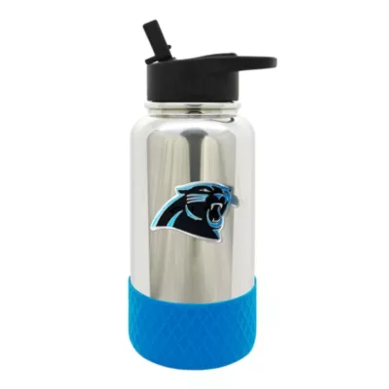 NFL Carolina Panthers 32oz Chrome Water Bottle
