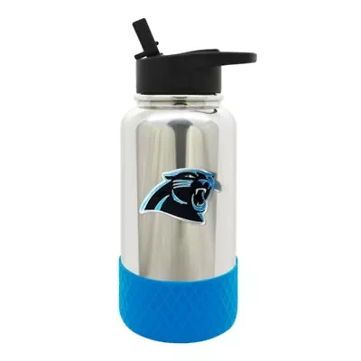 NFL Carolina Panthers 32oz Chrome Water Bottle