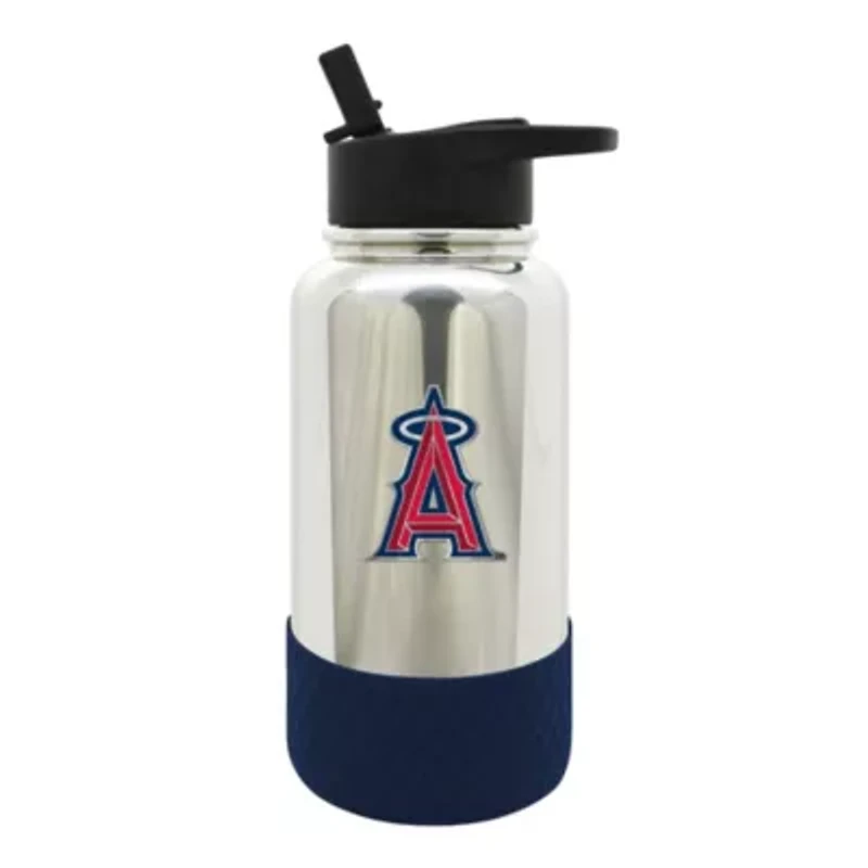 MLB Los Angeles Angels 32oz Chrome Water Bottle