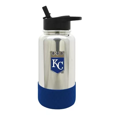 MLB Kansas City Royals 32oz Chrome Water Bottle