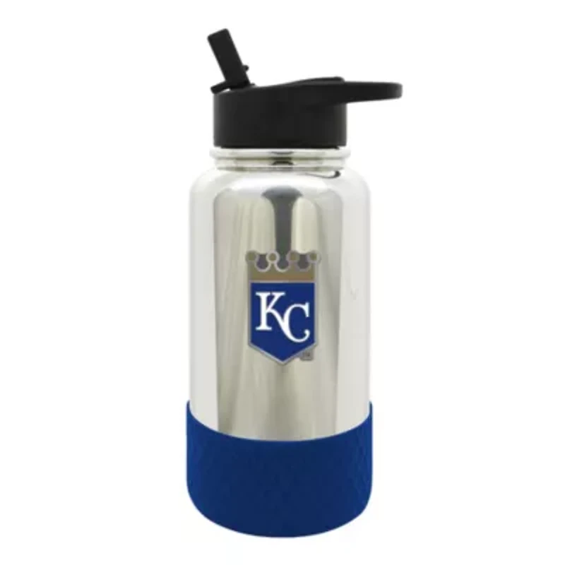 MLB Kansas City Royals 32oz Chrome Water Bottle