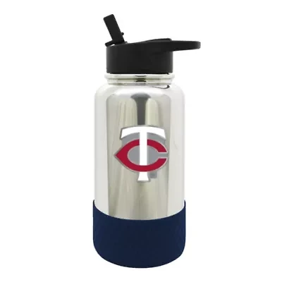MLB New York Yankees 32oz Chrome Water Bottle