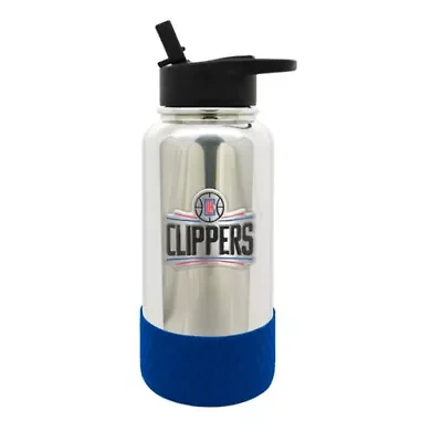 NBA Los Angeles Clippers 32oz Chrome Water Bottle