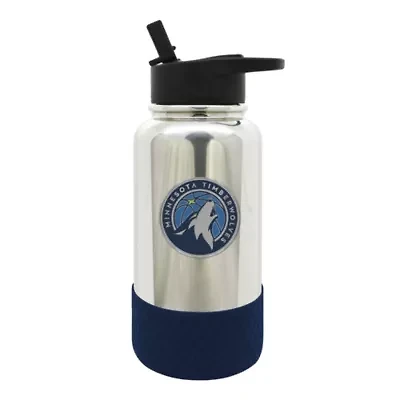 NBA Minnesota Timberwolves 32oz Chrome Water Bottle