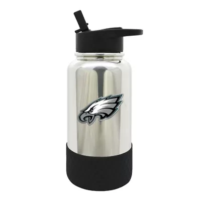 NFL New Orleans Saints 32oz Chrome Water Bottle
