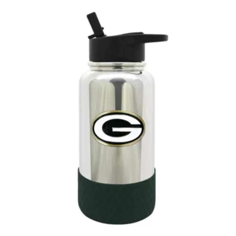 NFL Green Bay Packers 32oz Chrome Water Bottle