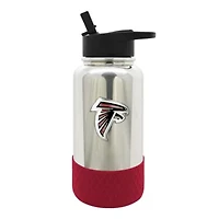 NFL Atlanta Falcons 32oz Chrome Water Bottle