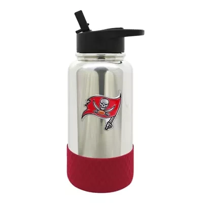 MLB Atlanta Braves 32oz Chrome Water Bottle