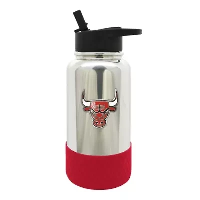 NBA Chicago Bulls 32oz Chrome Water Bottle
