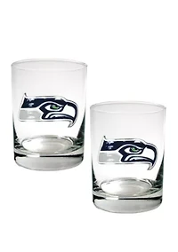 NFL Seattle Seahawks Rocks Glass Set