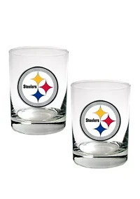 NFL Pittsburgh Steelers Rocks Glass Set