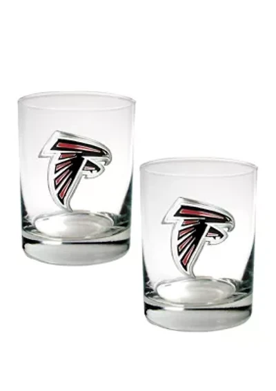 NFL Atlanta Falcons Rocks Glass Set