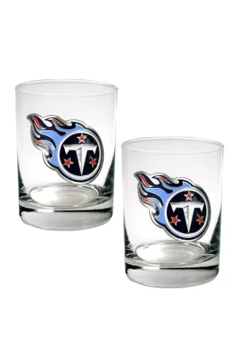 NFL Tennessee Titans Rocks Glass Set