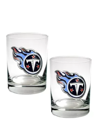 NFL Tennessee Titans Rocks Glass Set