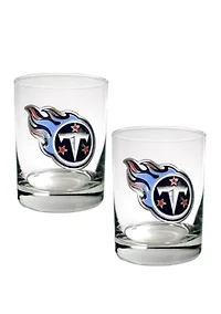 NFL Tennessee Titans Rocks Glass Set