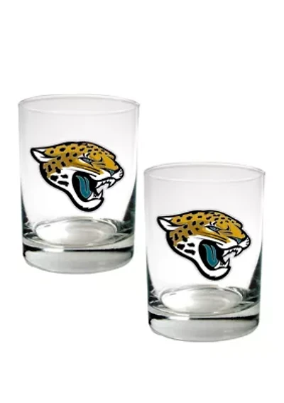 NFL Jacksonville Jaguars Rocks Glass Set