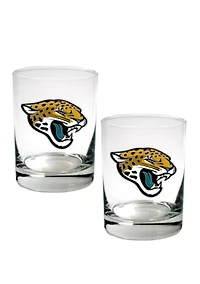 NFL Jacksonville Jaguars Rocks Glass Set