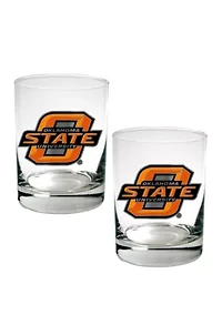 NCAA Oklahoma State Cowboys 2 Ounce Set of 2 Party Shot Glasses 