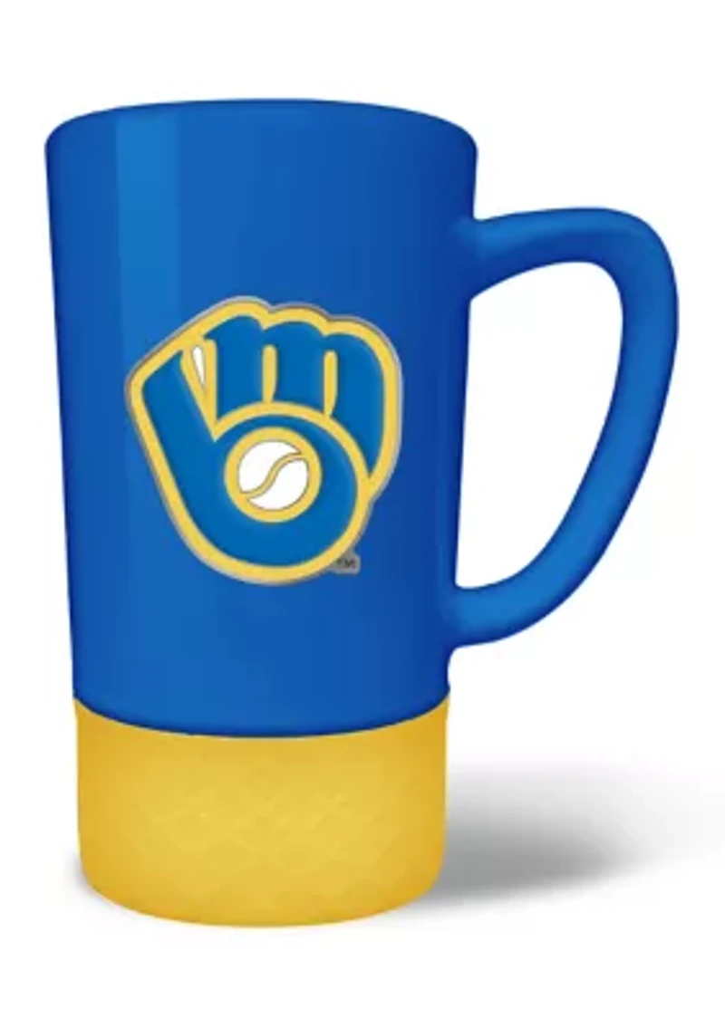 MLB Milwaukee Brewers 15 Ounce Jump Mug