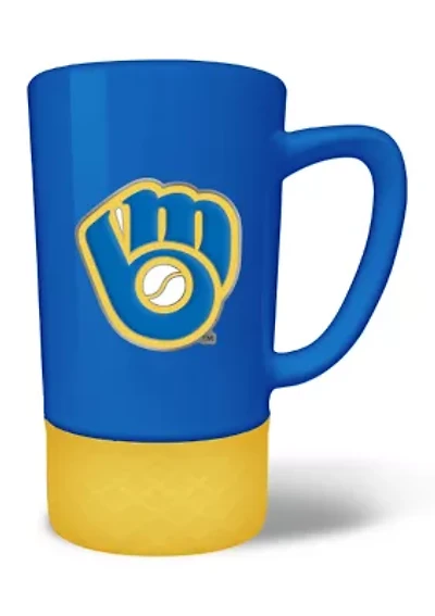 MLB Milwaukee Brewers 15 Ounce Jump Mug