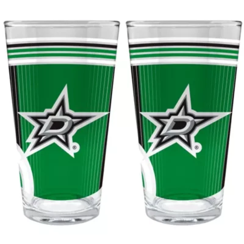 NHL Dallas Stars 2pc Pint Glass Set