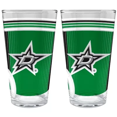 NHL Dallas Stars 2pc Pint Glass Set