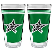 NHL Dallas Stars 2pc Pint Glass Set