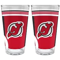 NHL New York Islanders 2pc Pint Glass Set