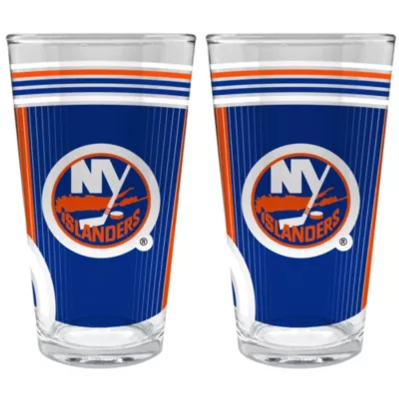 NHL New York Islanders 2pc Pint Glass Set