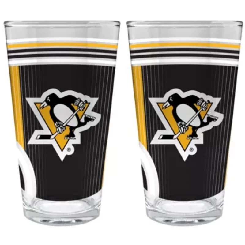 NHL San Jose Sharks 2pc Pint Glass Set