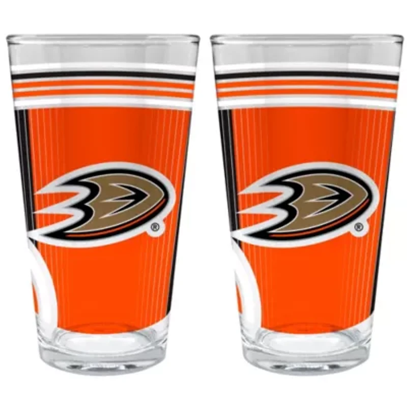 NHL Anaheim Ducks 2pc Pint Glass Set