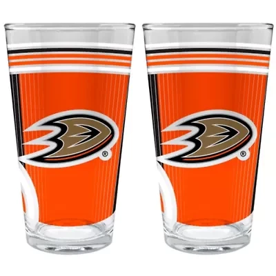 NHL Anaheim Ducks 2pc Pint Glass Set