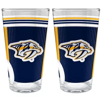 NHL Nashville Predators 2pc Pint Glass Set