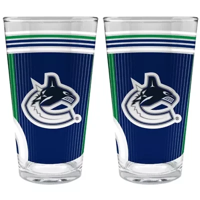 NHL Calgary Flames 2pc Pint Glass Set