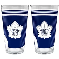 NHL Toronto Maple Leafs 2pc Pint Glass Set