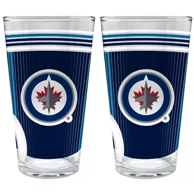 NHL Winnipeg Jets 2pc Pint Glass Set