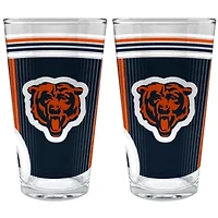 NFL Chicago Bears 2pc Pint Glass Set
