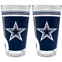 NFL Dallas Cowboys 2pc Pint Glass Set