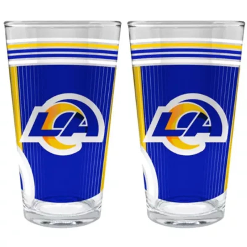 NFL Los Angeles Rams 2pc Pint Glass Set