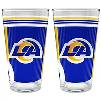 NFL Los Angeles Rams 2pc Pint Glass Set