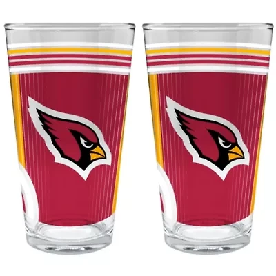 NFL Arizona Cardinals 2pc Pint Glass Set