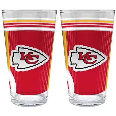 NFL Atlanta Falcons 2pc Pint Glass Set