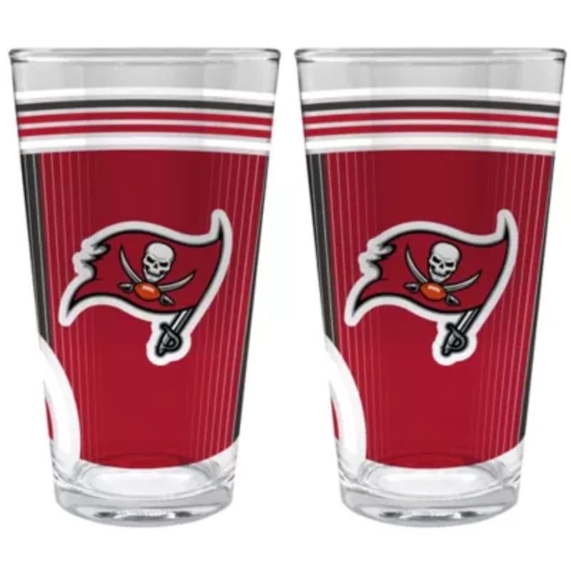 NFL Tampa Bay Buccaneers 2pc Pint Glass Set
