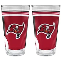 NFL Tampa Bay Buccaneers 2pc Pint Glass Set