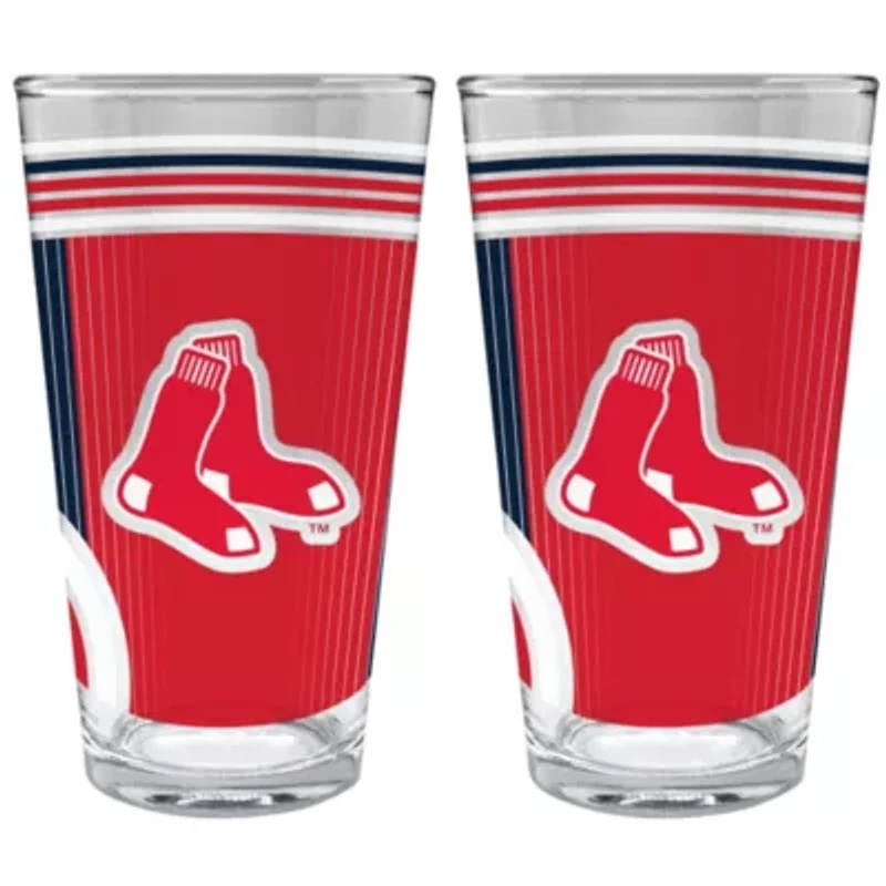 MLB Boston Red Sox 2pc Pint Glass Set