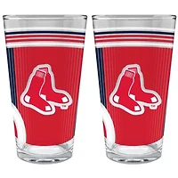 MLB Boston Red Sox 2pc Pint Glass Set
