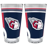 MLB Colorado Rockies 2pc Pint Glass Set