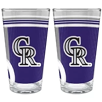 MLB Detroit Tigers 2pc Pint Glass Set
