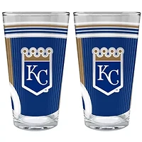 MLB Kansas City Royals 2pc Pint Glass Set